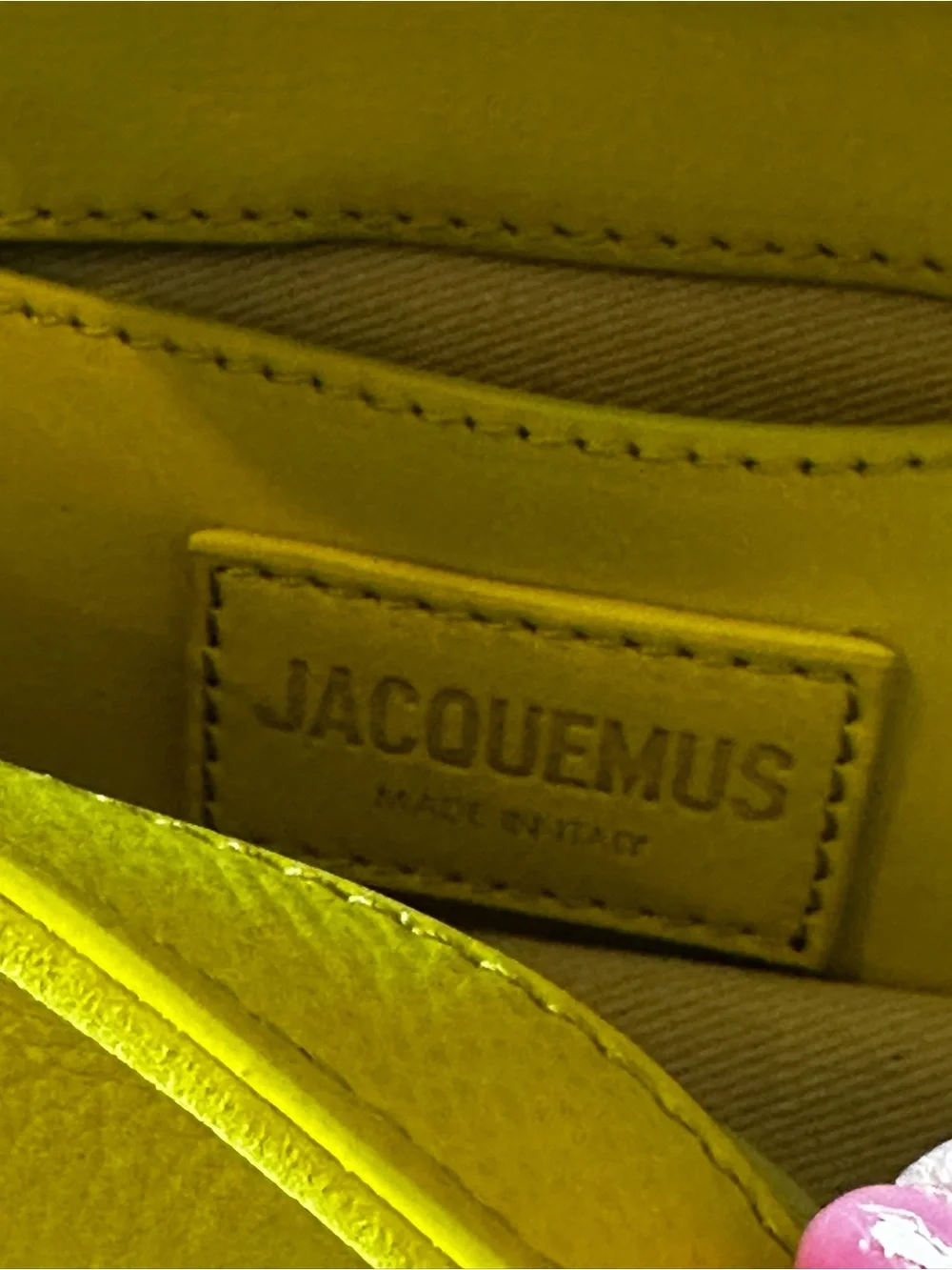 New with Tag! $995 Authentic Jacquemus Sunburst Yellow Small Crossbody Bag - Picture 12 of 16